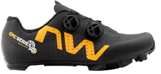 Northwave Rebel 3 Epic Series MTB sko i Svart/Gul - Skostørrelse 46