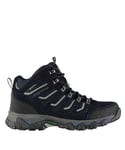 Karrimor Mens Mount Mid Walking Boots Shoes Breathable Lace Up Hiking Trekking - Navy Leather Size UK 7