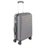 DELSEY PARIS - SEGUR 2.0 - Rigid Cabin Suitcase- 55x35x25 cm - 43 liters - S - Grey