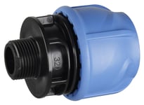 Georg Fischer 3004080342 PEM-koppling PP, rak, plast-utv gg, förminskad 32 x G25