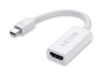 Mini Display Port DP Thunderbolt to HDMI Adapter Cable For PC/Laptop - White