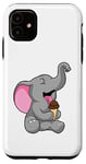iPhone 11 Elephant Waffle ice cream Case