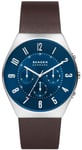 Skagen SKW6842 Grenen Chronograph Blå/Læder Ø37 mm