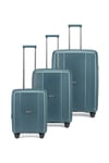 Epic Anthem Resväska 3 set - S-M-L Aqua teal