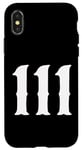 iPhone X/XS 111 Numerology Spiritual Personal Number 111 Angel Number Case