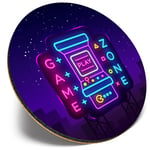 Round Single Coaster  - Game Zone Gaming Room Gamer  #45126