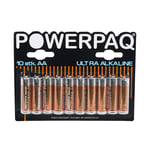 Powerpaq Ultra Alkaline AA batteri - 10 st.