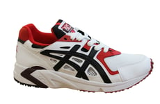 Asics Gel-DS Trainer OG White Black Lace Up Mens Running Shoes H704Y 100