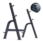 YFFSS Weights Bench, Adjustable Benches Squat Rack Multifunctional Weightlifting Bed Home Squat Rack Bench Press Rack Barbell Bed Fitness Equipment Benches (Color : Black, Size : 108 * 84 * 130cm)