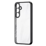 Fodral till Samsung Galaxy S23 FE - DUX DUCIS - Aimo - Stötsäker - Vätskemönster - Svart Transparent