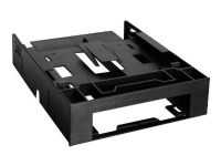 Cremax ICY Dock MB343SP - Adapter för lagringsfack - 5,25 till 1 x 3,5 tum och 2 x 2,5 tum - svart - för ToughArmor MB092VK-B