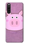 Pig Cartoon Case Cover For Sony Xperia 10 III