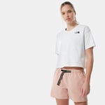The North Face Women's Cropped Simple Dome T-Shirt TNF Black (4SYC JK3)