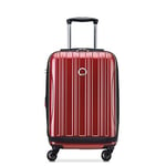 DELSEY Paris Helium Aero Hardside Expandable Luggage with Spinner Wheels, Brick Red, Checked-Medium 25 Inch, Helium Aero Hardside Expandable Luggage with Spinner Wheels