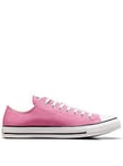 Converse Womens Ox Trainers - Pink, Pink, Size 4, Women