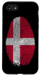 iPhone SE (2020) / 7 / 8 Denmark Flag Fingerprint It is in my DNA Gift for Danes Case