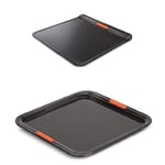 Le Creuset Toughened Non-Stick Bakeware Insulated Cookie Tray- 38 cm and Baking Sheet - 31 cm
