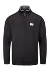 Stuburt Men's Active-Tech Golf Warm Fleece Pullover Sweater, Black, Medium