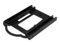 Startech.Com 2.5 Ssd/Hdd-Monteringsfäste För 3.5 Drive Bay - 5 Pack - Verktygslös - Monteringssats För Hårddiskar (Bracket125ptp) - Ramme - 3,5" Til 2,5" - Sort (Pakke Med 5)