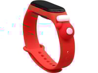Hurtel Strap Xmas Armband För Xiaomi Mi Band 6 / Mi Band 5 Juligt Silikonarmband Rött (Handske)