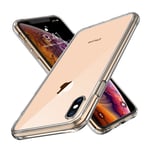 iPhone X/Xs - LEEU Ice Design Hard cover - Transparent