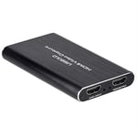 Yebobo 4K Game Capture Card USB3.0 1080P Capture Card Device for Streaming Live Broadcasts Video Recording