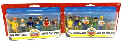 Simba 109252538 - Fireman Sam - Figures Set 6 Piece, Sorted - New