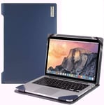 Broonel Blue Leather Laptop Case For ASUS Vivobook Pro 15 OLED 15.6" (N6506)
