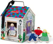 Melissa & Doug Doorbell House Wooden Toy, Toy Box, Busy Board, Baby Dolls and Do