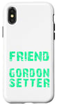 Coque pour iPhone X/XS Chien Gordon Setter | Gordon Setter True Friend