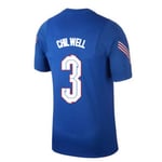 2020-2021 England Training Football Soccer T-Shirt (Blue) (Ben Chilwell 3)