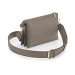 Bag base Boutique Soft Cross Body Bag - Taupe / One Size