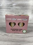 New Pampering Shea Mini Gift Set Vegan Shower Gel & Body Lotion Love Beauty