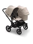 Bugaboo Donkey 5 Duo Complete Pushchair - Black/Desert Taupe, Dessert Taupe