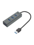I-Tec USB 3.0 Metal Passive HUB USB Hub - USB 3.2 - 4 porte - Grey