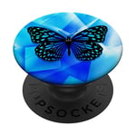 PopSockets Blue Butterfly PopSocket Blue Popsocket Butterfly Blue PopSockets Swappable PopGrip