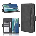 Plånboksfodral i läder med flera kortfack till Samsung Galaxy Note20/Note20 5G