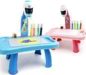 Lean Toys Mini Projektorius Robot Table 2In1 Accessories Rožinė