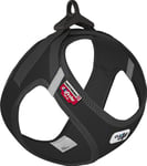 Curli Vest Sele Clasp Cord Black 3Xs