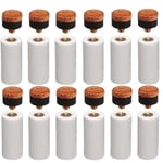 12 set 12MM biljardpool cue-spetsar mässingskruv ersättningsspetsar med pool cue ferrule för snookerpool cues