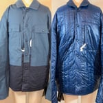 BNWT RLX RALPH LAUREN Gents Blue Reversible Insulated Jacket. Size S