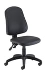 Office Hippo 2 Lever Ergonomic Office Swivel Chair, PU Leather, Black