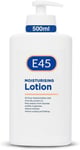 New E45 moisturising Lotion Pump - 500g - Dermatological - Skin Care Cream UK