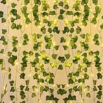 Konstgjord murgröna, 10M blad-ljusslinga, konstgjorda växter med 100