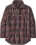 Patagonia Fjord Flannel shirt HW W'sice caps: dusky brown S