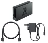 Official Nintendo Switch Charging TV Dock Set Black (Dock/Power Cable/HDMI) NEW