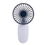 Mini Pocket Fan Cool Air Hand Held Cooler Cooling Fans Power By 2x AAA Battery 149x48x80mm-White
