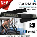 Garmin HRM-Dual Premium Heart Rate Monitor Soft Chest Strap│ANT+│Bluetooth