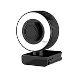 LISAQ Webcam USB avec caméra de conférence vidéo pour Ordinateur Portable PC léger Webcam Grand Angle avec Microphone