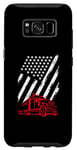 Galaxy S8 American Flag Truck Patriotic Design Patriot USA Fan US Love Case